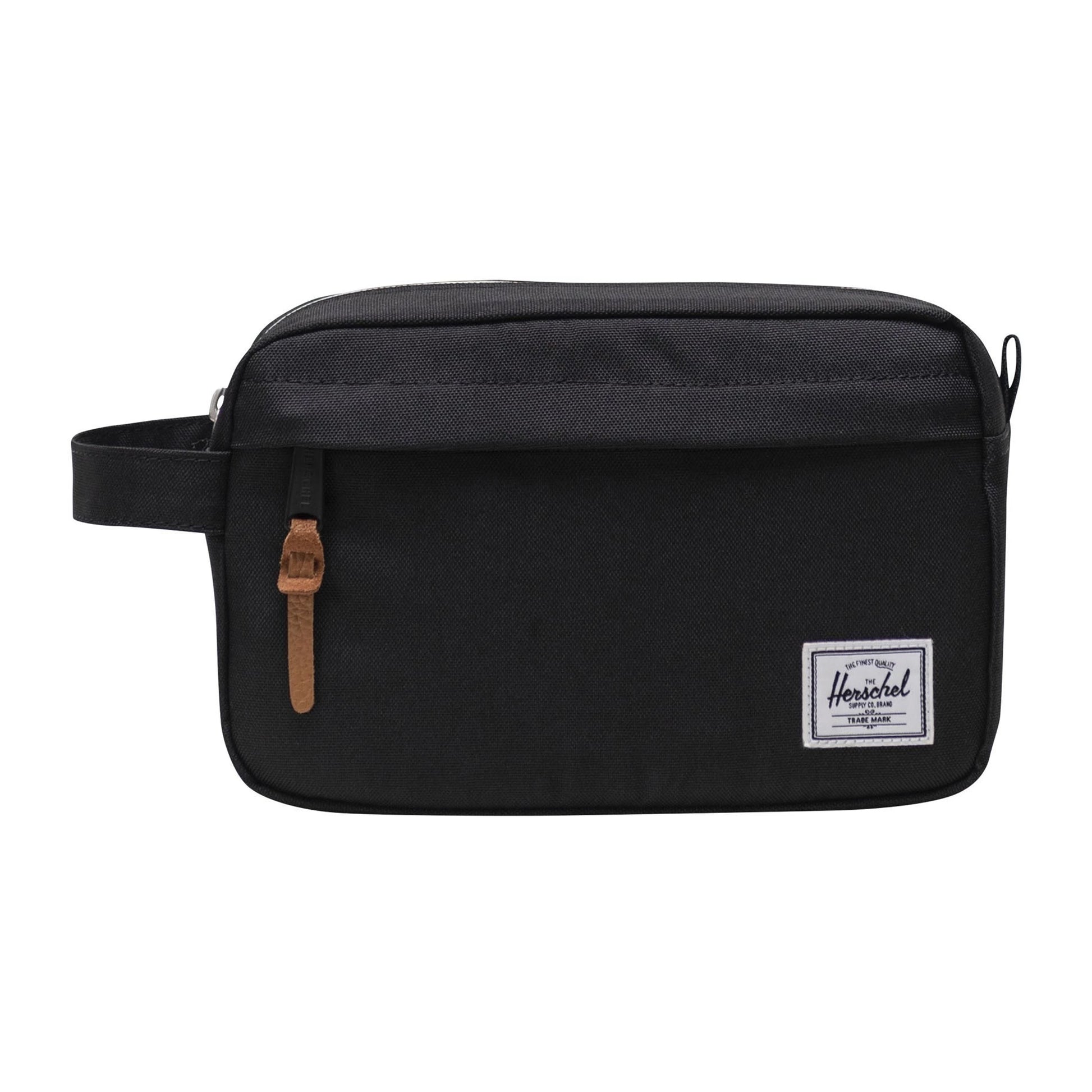 Solid Black - Back - Herschel Recycled Toiletry Bag