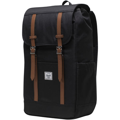 Solid Black - Front - Herschel Recycled 23L Laptop Backpack