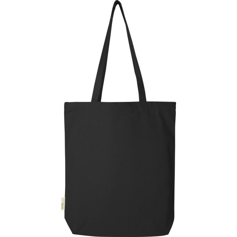 Solid Black - Back - Orissa Organic 10L Tote Bag