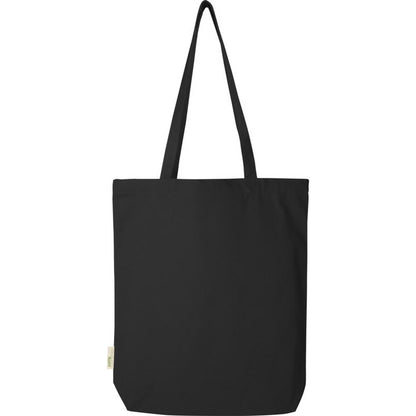 Solid Black - Back - Orissa Organic 10L Tote Bag