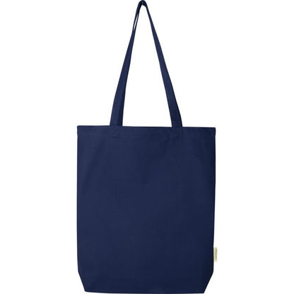 Navy - Side - Orissa Organic 10L Tote Bag
