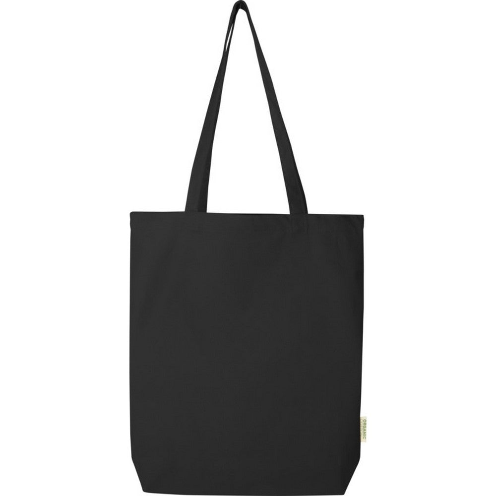 Solid Black - Side - Orissa Organic 10L Tote Bag