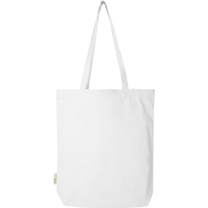 White - Side - Orissa Organic 10L Tote Bag