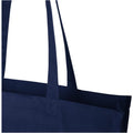 Navy - Side - Recycled Gusseted 14L Tote Bag