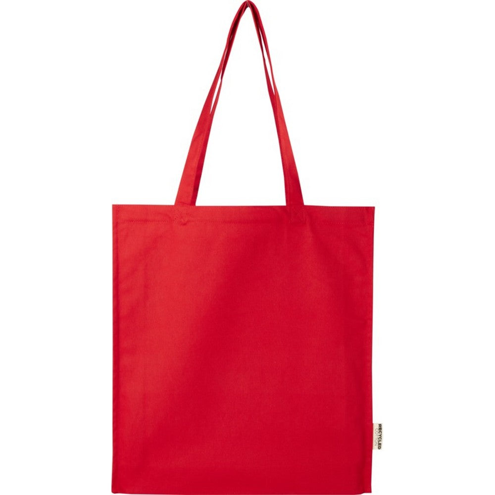 Red - Back - Recycled Gusseted 14L Tote Bag
