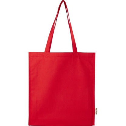 Red - Back - Recycled Gusseted 14L Tote Bag
