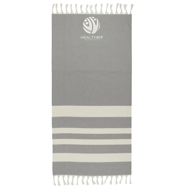 Solid Black - Front - Anders Hammam Towel