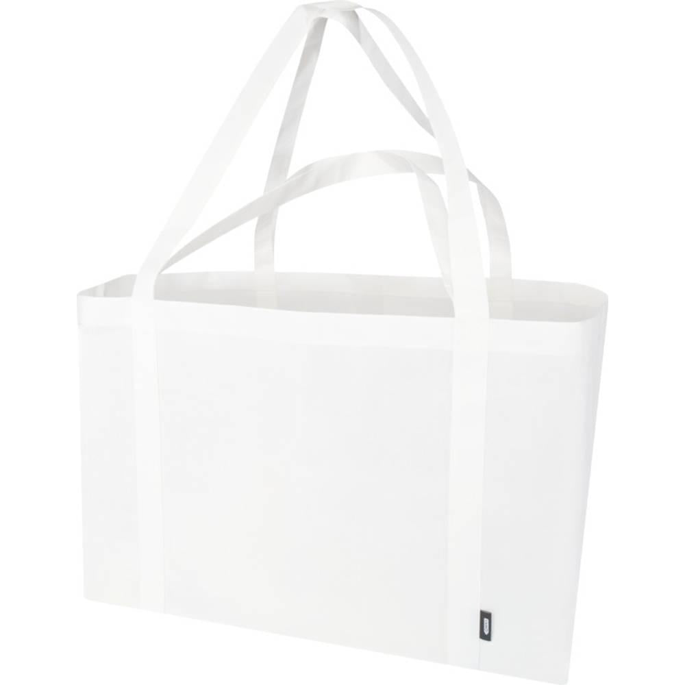 White - Front - Jumbo Non-Woven Recycled 65L Tote Bag