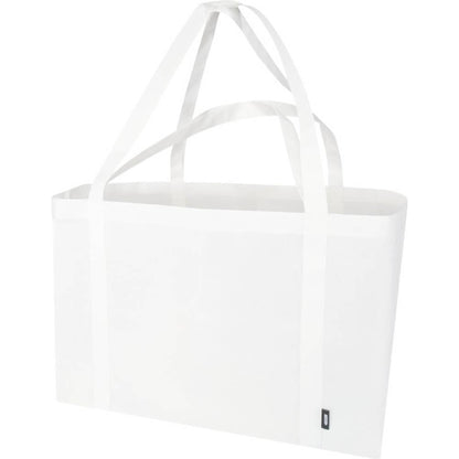 White - Front - Jumbo Non-Woven Recycled 65L Tote Bag