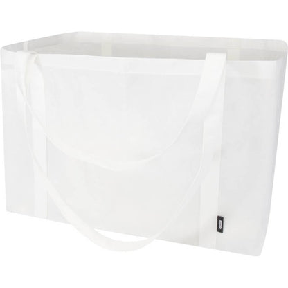 White - Back - Jumbo Non-Woven Recycled 65L Tote Bag