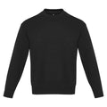 Solid Black - Front - Elevate NXT Unisex Adult Jet Recycled Aware Sweatshirt
