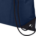 Navy - Back - Evergreen Recycled 5L Plain Drawstring Bag
