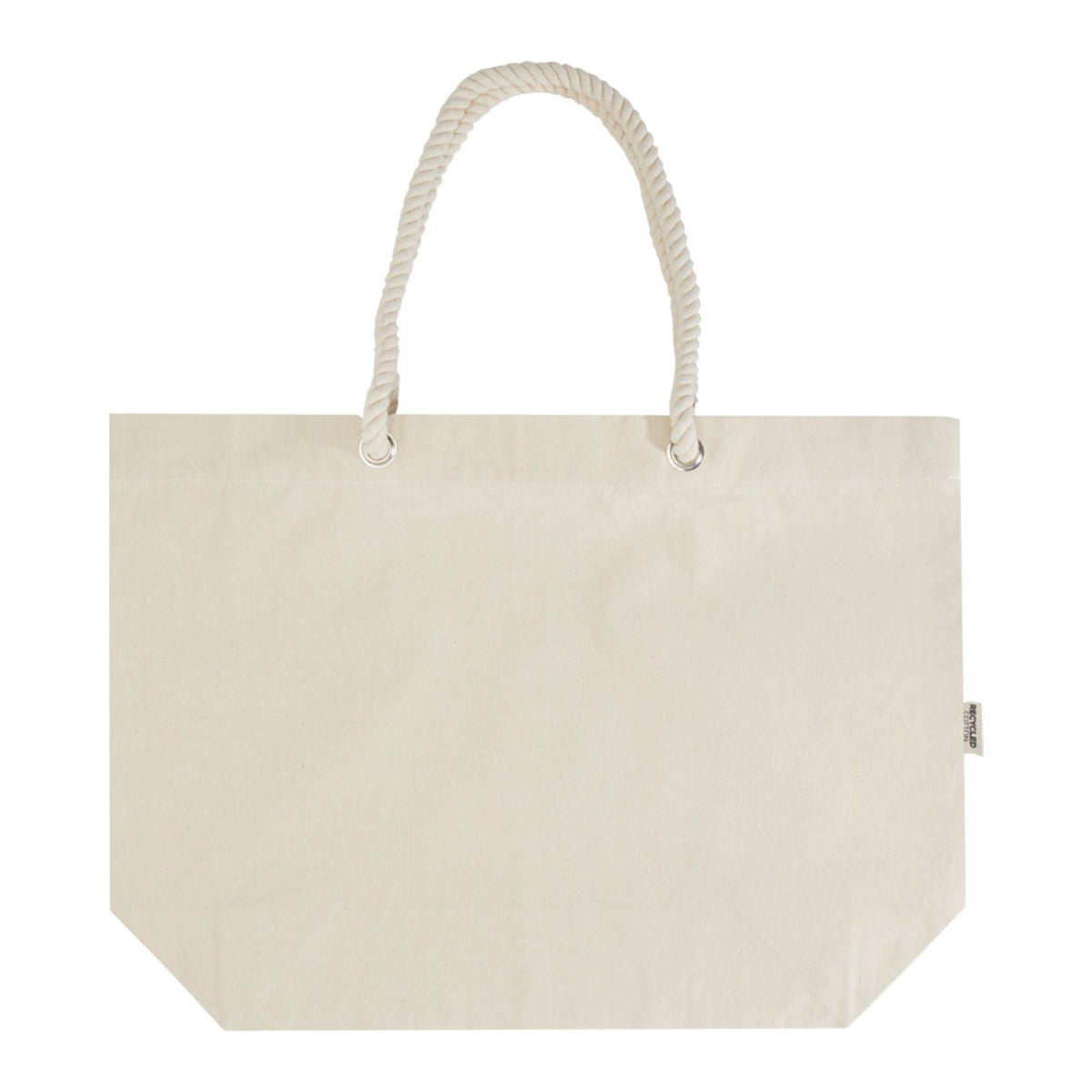 Natural - Back - Florida Recycled Beach 18L Tote Bag