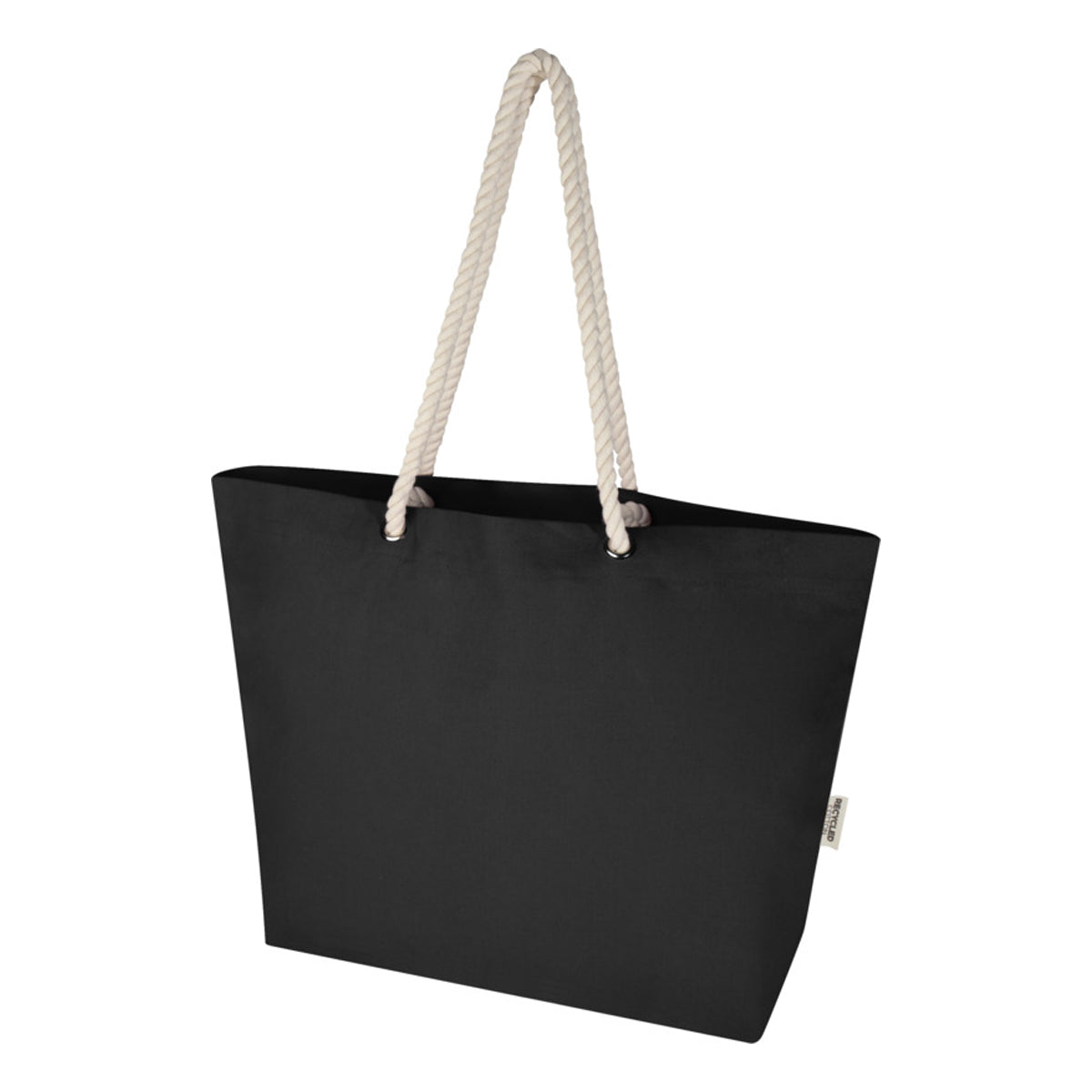 Solid Black - Lifestyle - Florida Recycled Beach 18L Tote Bag