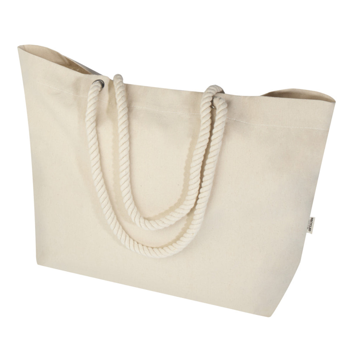 Natural - Side - Florida Recycled Beach 18L Tote Bag