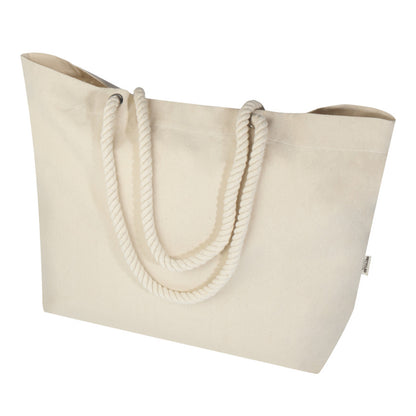 Natural - Side - Florida Recycled Beach 18L Tote Bag