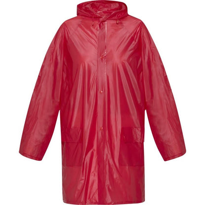 Red - Front - Unisex Adult Ada Raincoat
