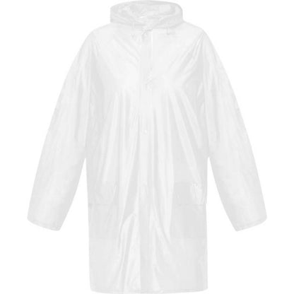 White - Front - Unisex Adult Ada Raincoat