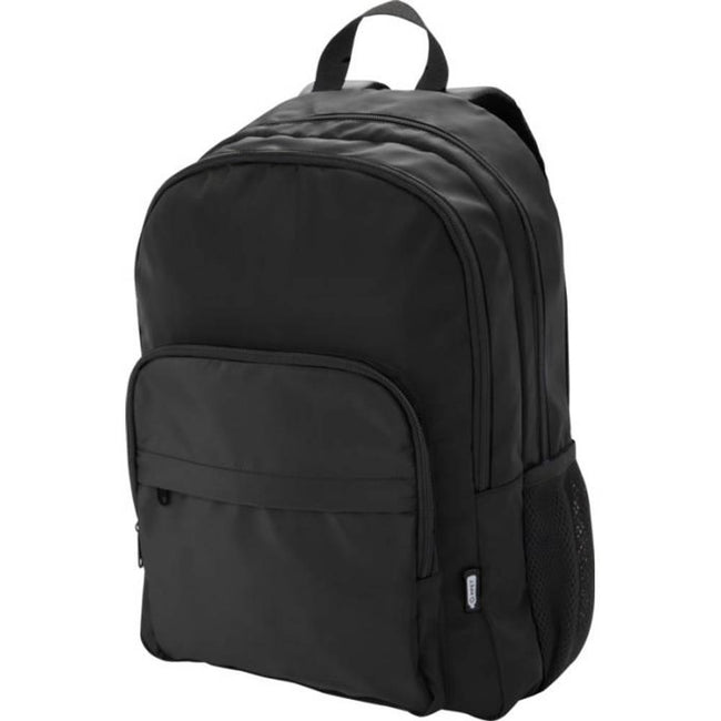 Solid Black - Front - Trend Plus 15 Recycled 20L Laptop Backpack