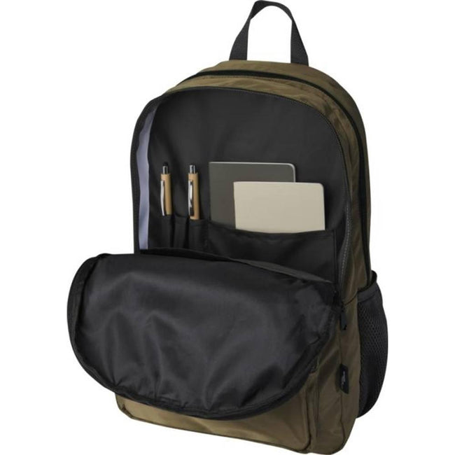 Forest Green - Side - Trend Plus 15 Recycled 20L Laptop Backpack