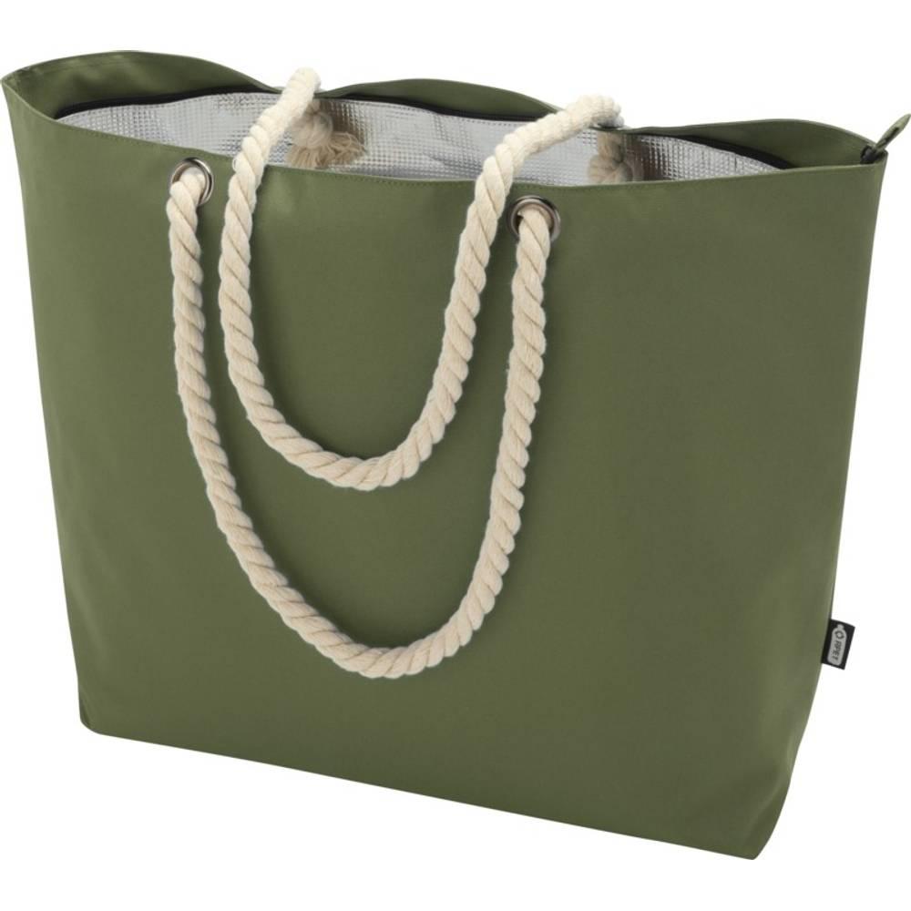 Olive - Side - Panama Recycled Beach 23L Cooler Tote Bag
