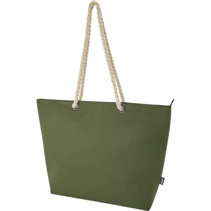 Olive - Front - Panama Recycled Beach 23L Cooler Tote Bag