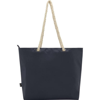 Navy - Back - Panama Recycled Beach 23L Cooler Tote Bag