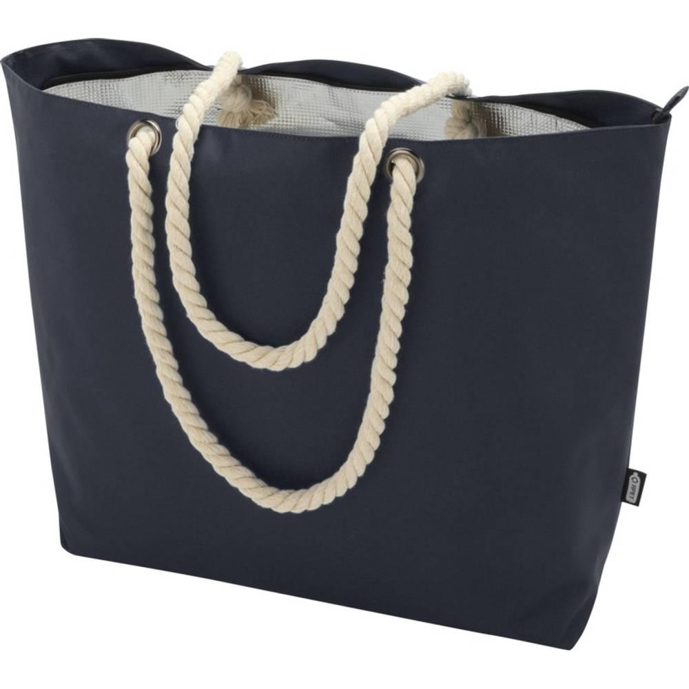 Navy - Side - Panama Recycled Beach 23L Cooler Tote Bag