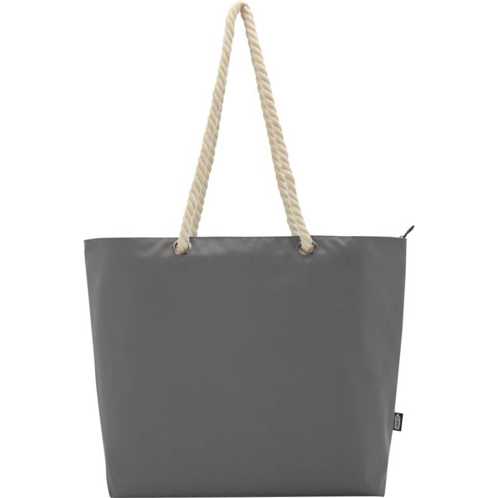 Grey - Front - Panama Recycled Beach 23L Cooler Tote Bag