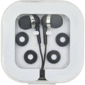 Solid Black - Front - Recycled ABS Plastic Wired Earphones