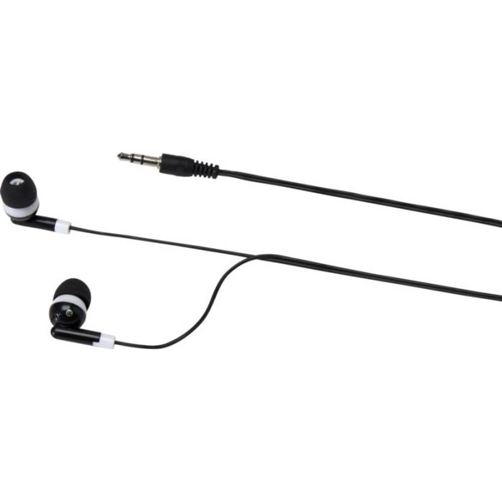 Solid Black - Side - Rebel Recycled Plastic Wired Earphones