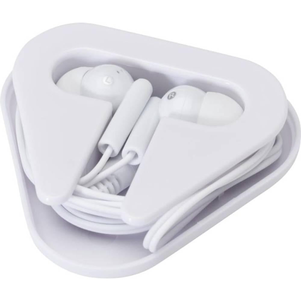 White - Back - Rebel Recycled Plastic Wired Earphones