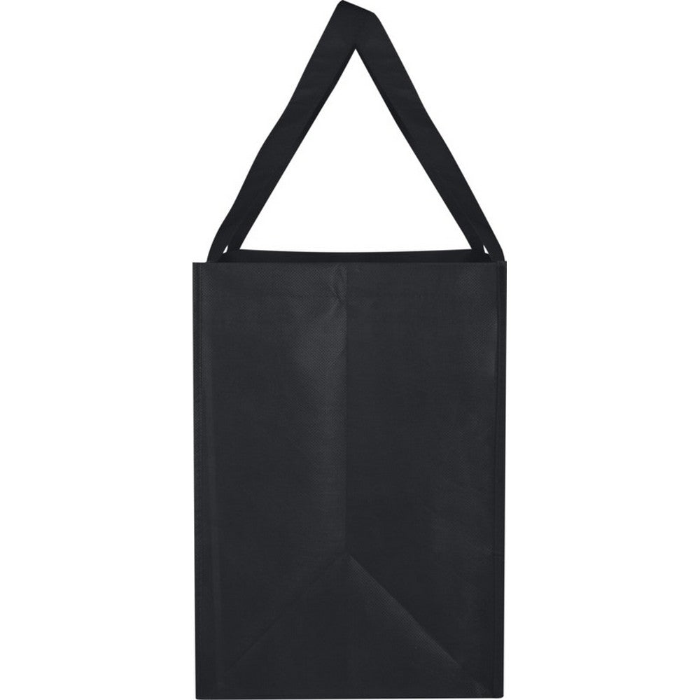 Solid Black - Back - Liberty Non-Woven Bottom Board 29L Tote Bag