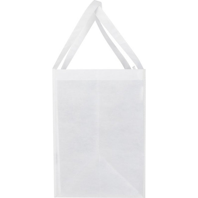 White - Back - Liberty Non-Woven Bottom Board 29L Tote Bag