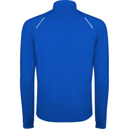Royal Blue - Back - Roly Mens Estambul Quarter Zip Long-Sleeved Sweatshirt