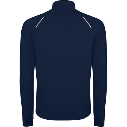 Navy Blue - Back - Roly Mens Estambul Quarter Zip Long-Sleeved Sweatshirt