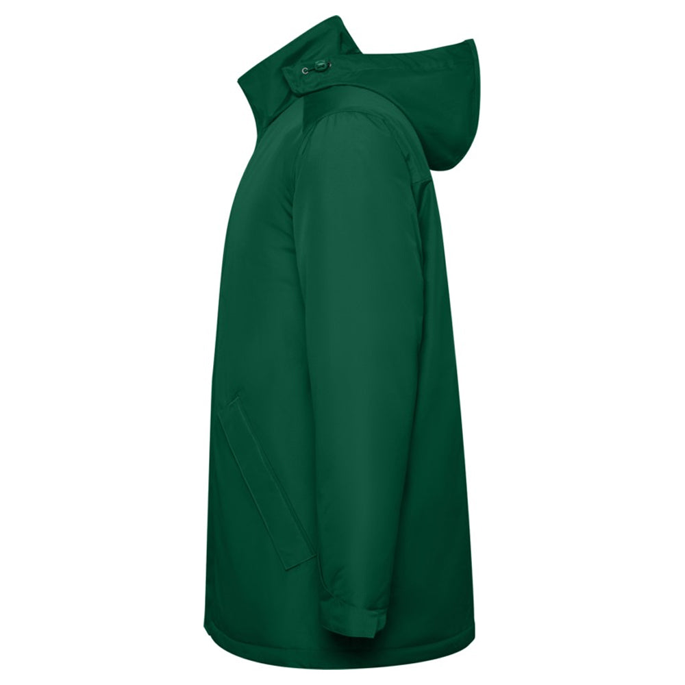 Bottle Green - Side - Roly Mens America Padded Parka