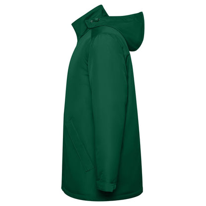 Bottle Green - Side - Roly Mens America Padded Parka