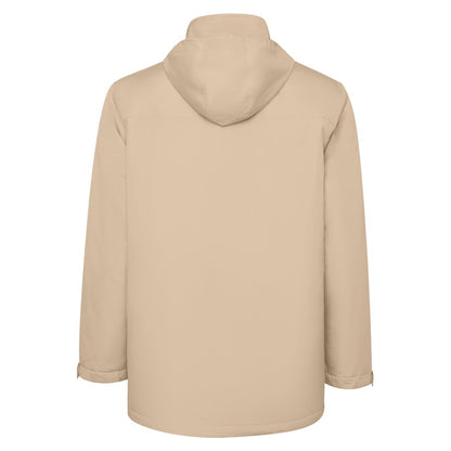 Dark Sand - Back - Roly Mens America Padded Parka