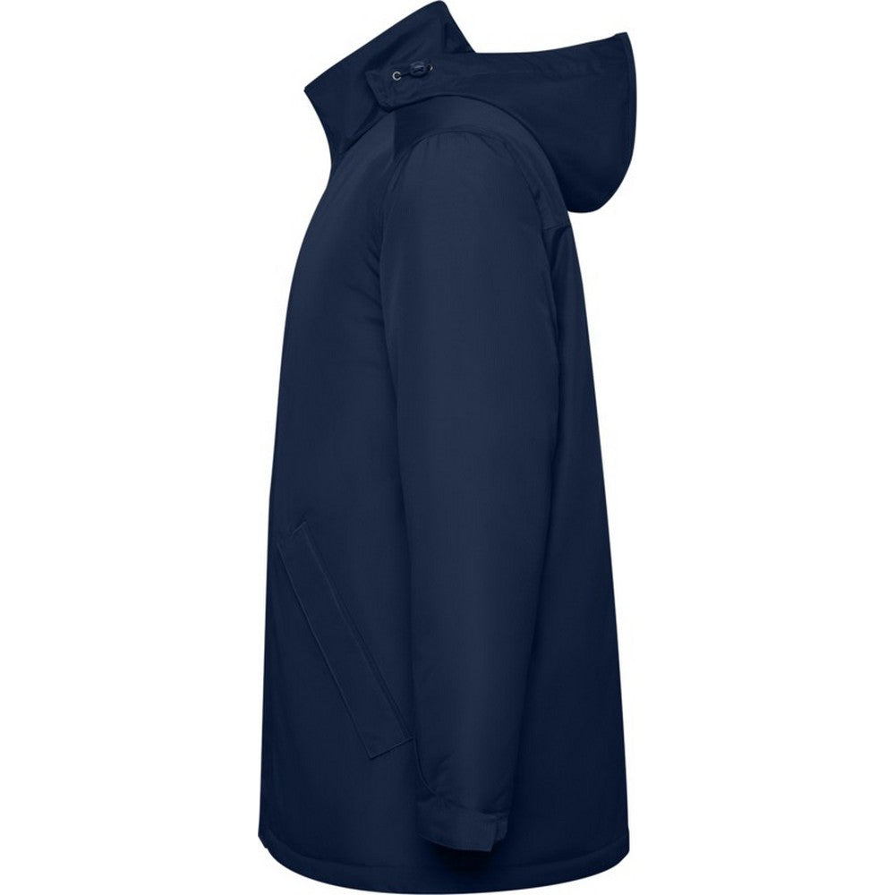 Navy Blue - Side - Roly Mens America Padded Parka