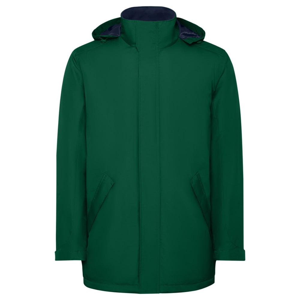 Bottle Green - Front - Roly Mens America Padded Parka
