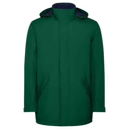 Bottle Green - Front - Roly Mens America Padded Parka