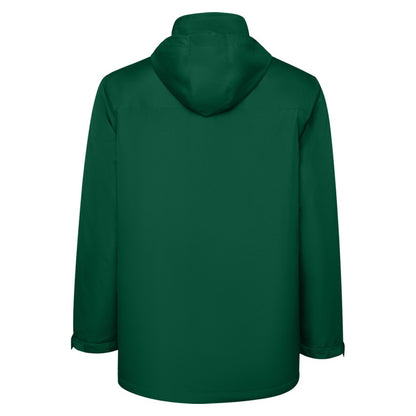 Bottle Green - Back - Roly Mens America Padded Parka