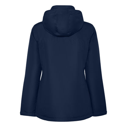 Navy Blue - Back - Roly Womens-Ladies America Padded Parka