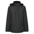 Dark Lead - Front - Roly Womens-Ladies America Padded Parka