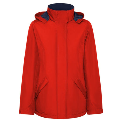 Red - Front - Roly Womens-Ladies America Padded Parka