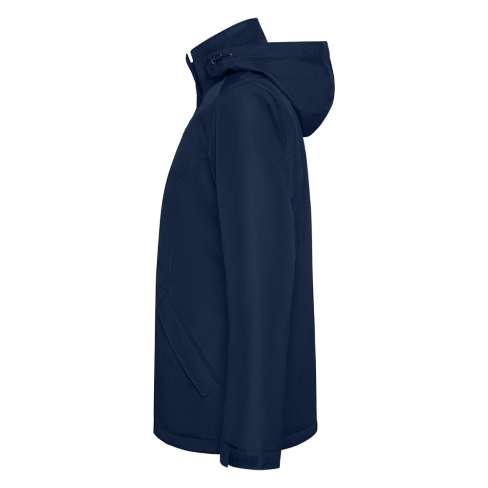 Navy Blue - Side - Roly Womens-Ladies America Padded Parka