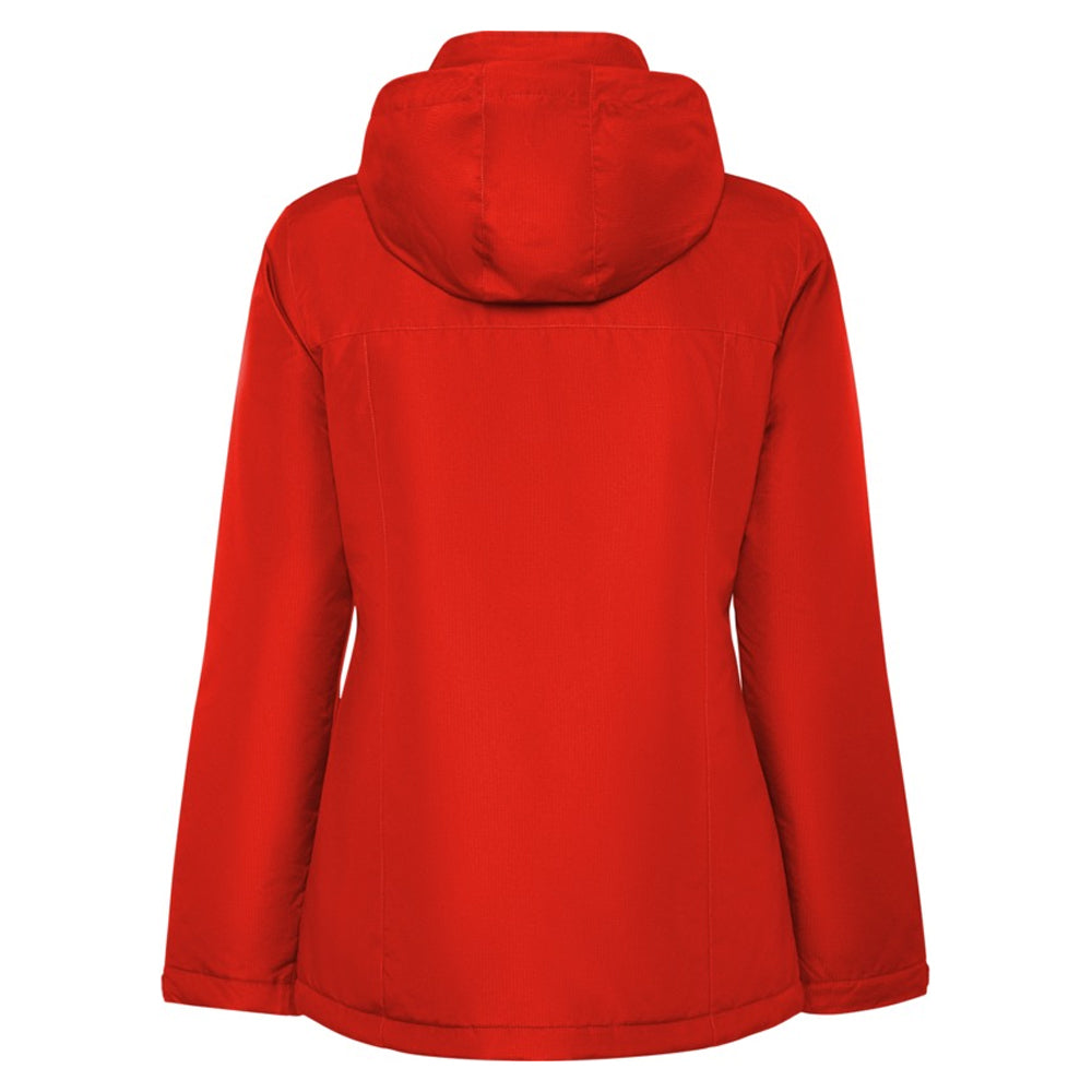 Red - Back - Roly Womens-Ladies America Padded Parka