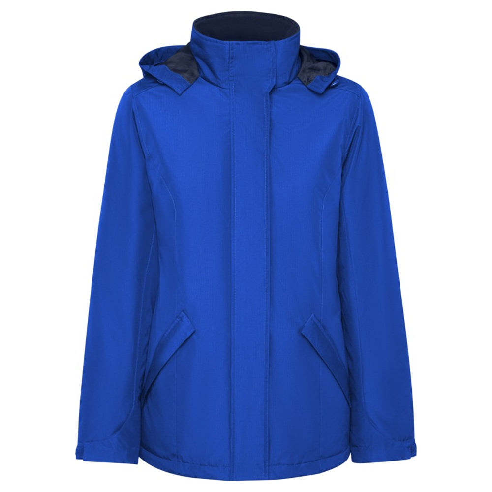 Royal Blue - Front - Roly Womens-Ladies America Padded Parka