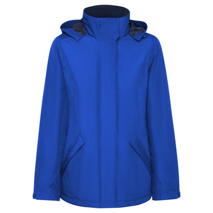 Royal Blue - Front - Roly Womens-Ladies America Padded Parka